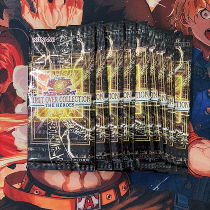 Yu-Gi-Oh Limit Over Collection Rivals 142 Packs Heroes 9 Packs Pack — Japanese