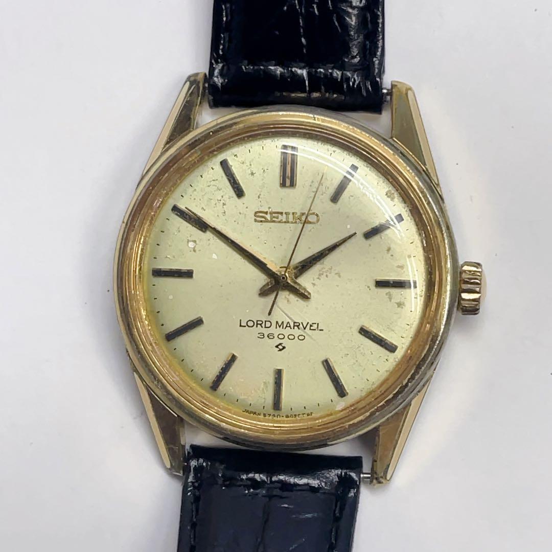 SEIKO LORD MARVEL 36000 Manual Men's Watch — Japanese