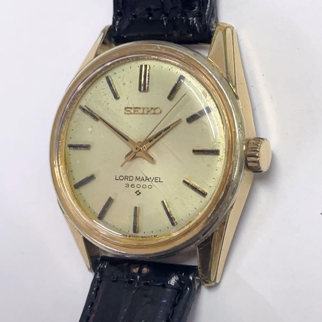 SEIKO LORD MARVEL 36000 Manual Men's Watch — Japanese