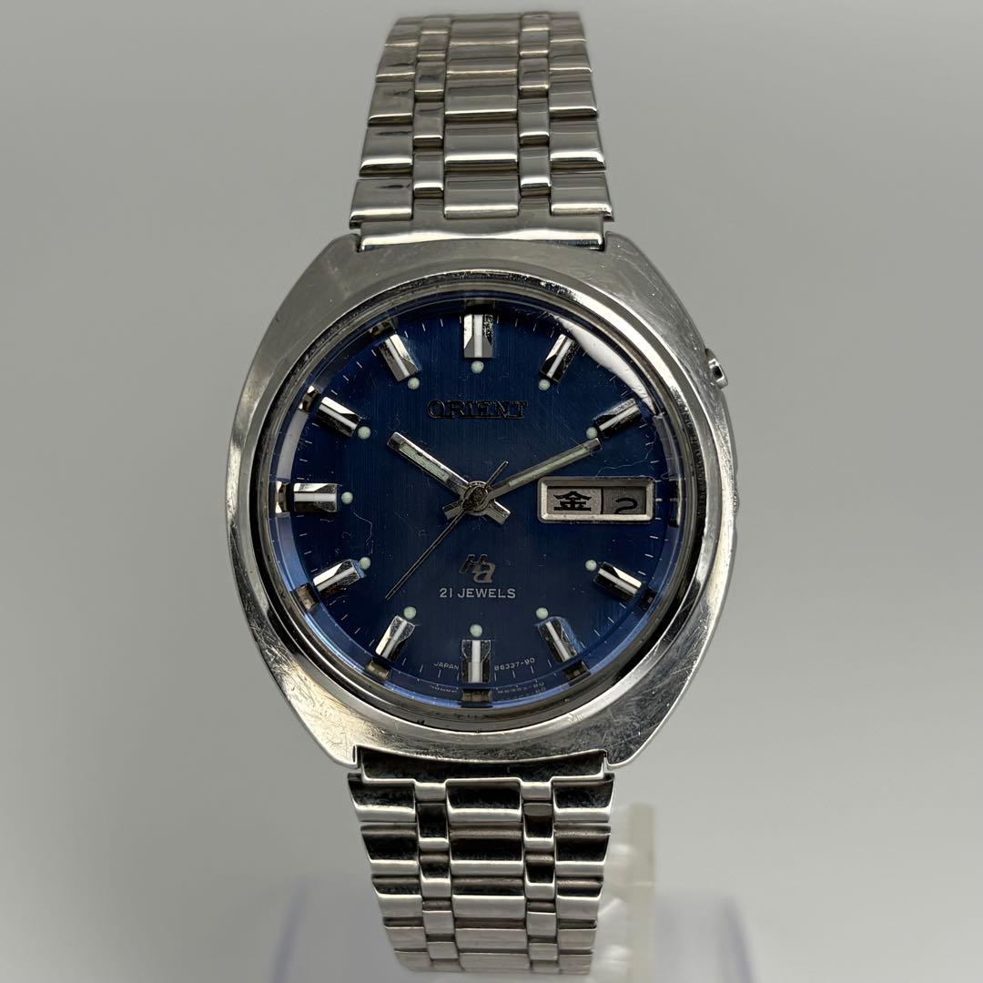 ORIENT HIACE-1970s SS Bracelet Automatic Men's Watch — Japanese