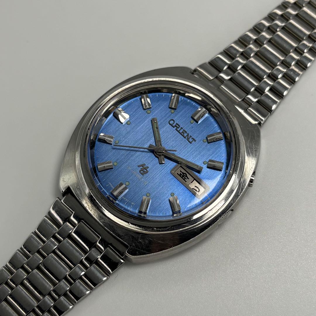 ORIENT HIACE-1970s SS Bracelet Automatic Men's Watch — Japanese