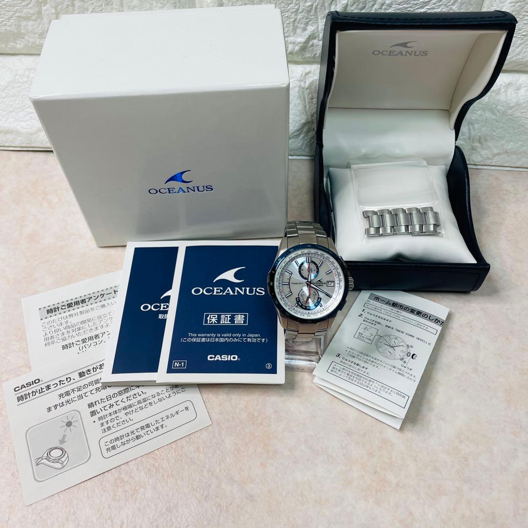 CASIO OCW-T2500C-7AJF Solar Men's Watch — Japanese