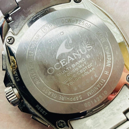 CASIO OCW-T2500C-7AJF Solar Men's Watch — Japanese