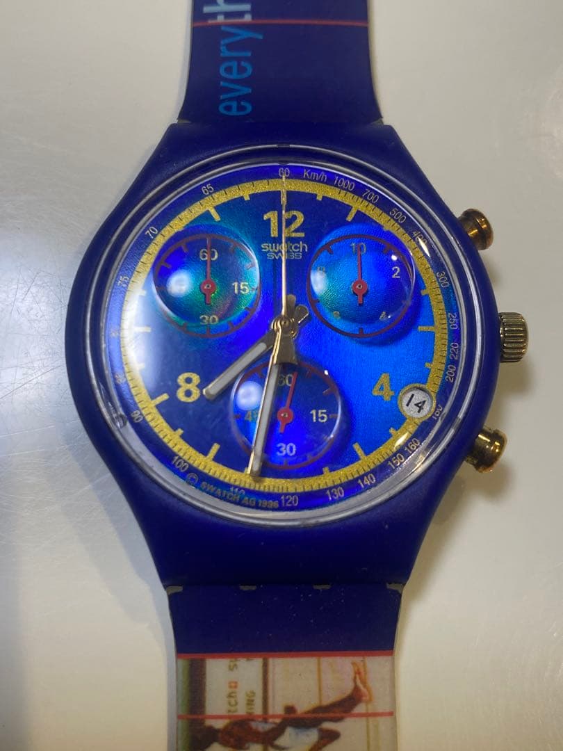 swatch SBTR009 V157-0BX0 Analog Men's — Japanese
