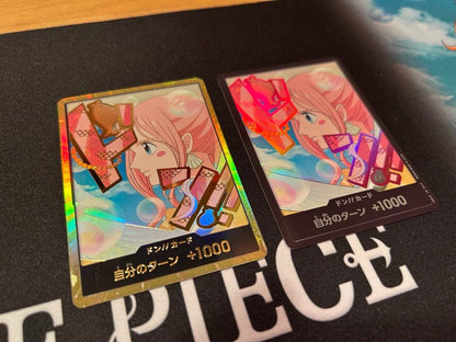 One Piece Shirahoshi Gold Don Super Parallel / Parallel Set of 2 The Best 2 — Japanese