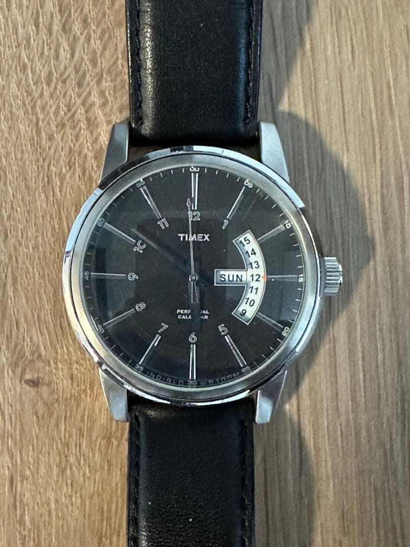 TIMEX Perpetual Calendar Quartz Men's Watch — Japanese