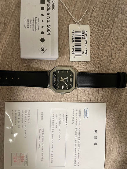 CASIO MTP-B195 Men's Watch — Japanese