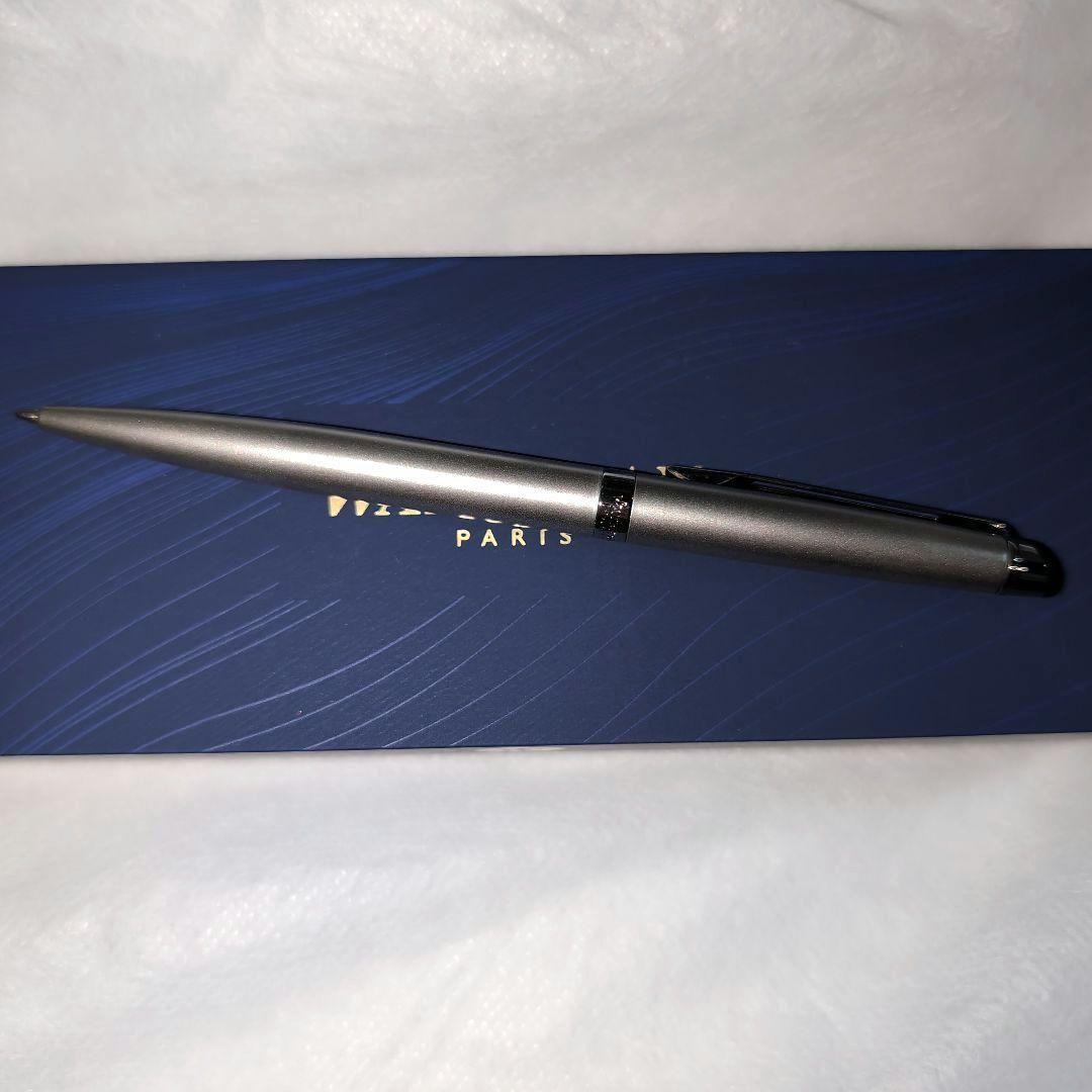 Waterman Metropolitan ES pen in Satin CT stainless steel with black ink, new and unused