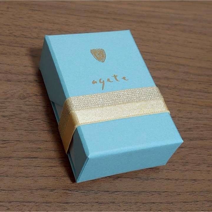 Agete 2026 Limited edition silver and K10 gold necklace charm set with 5cm length and free silver adjuster in limited box