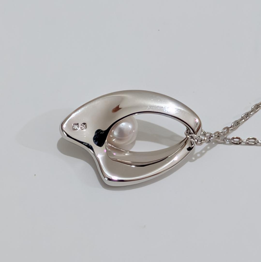 2064 Mikimoto pearl necklace with 5.5mm pearls and 40cm SV925 sterling silver chain