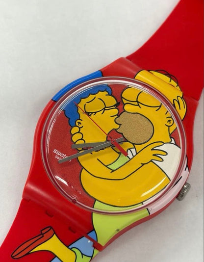 swatch SIMPSONS COLL. SWATCH-LABBER Quartz Men's — Japanese