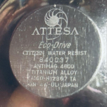 Citizen ATTESA ECO-DRIVE Solar Men's Watch — Japanese
