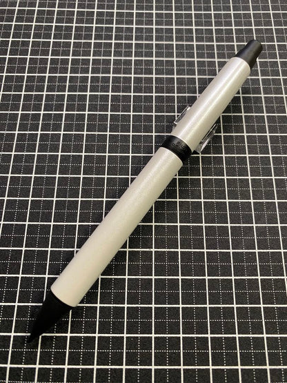 Pilot Stanza Black Chrome Finish Mechanical Pencil in pearl white, model HST-6SR-PW