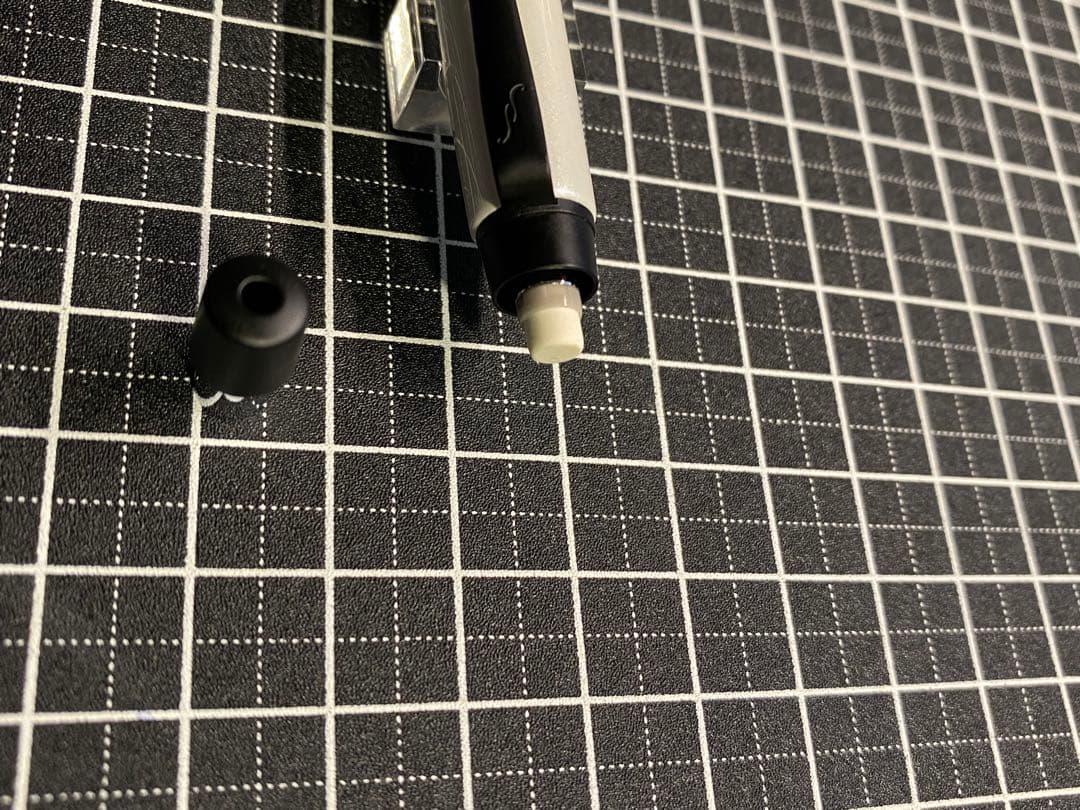Pilot Stanza Black Chrome Finish Mechanical Pencil in pearl white, model HST-6SR-PW
