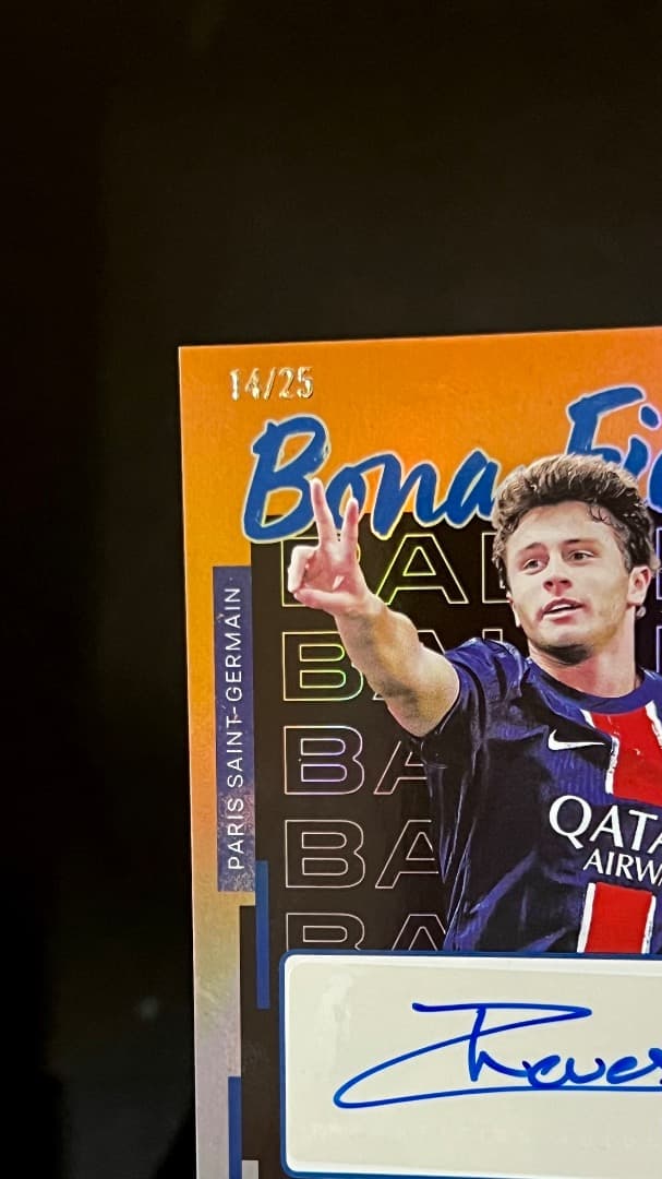 Joao Neves 14/25 Signed Card — 14/25 — Japanese
