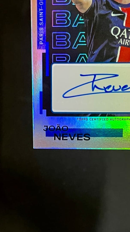 Joao Neves 14/25 Signed Card — 14/25 — Japanese