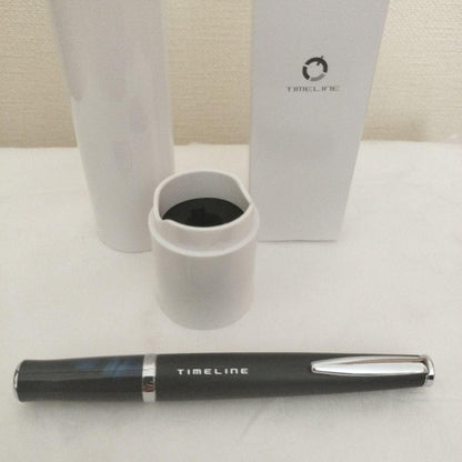 Pilot TIMELINE ballpoint pen in Eternal Blue color with matching case, box, and instruction manual