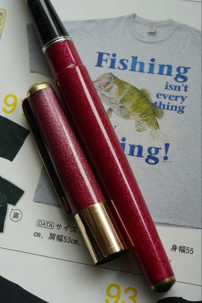 1960s Pilot Super Special Shaft fountain pen model 150 with fine tip and resin body showing slight wear and repair