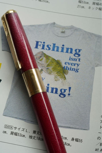 1960s Pilot Super Special Shaft fountain pen model 150 with fine tip and resin body showing slight wear and repair
