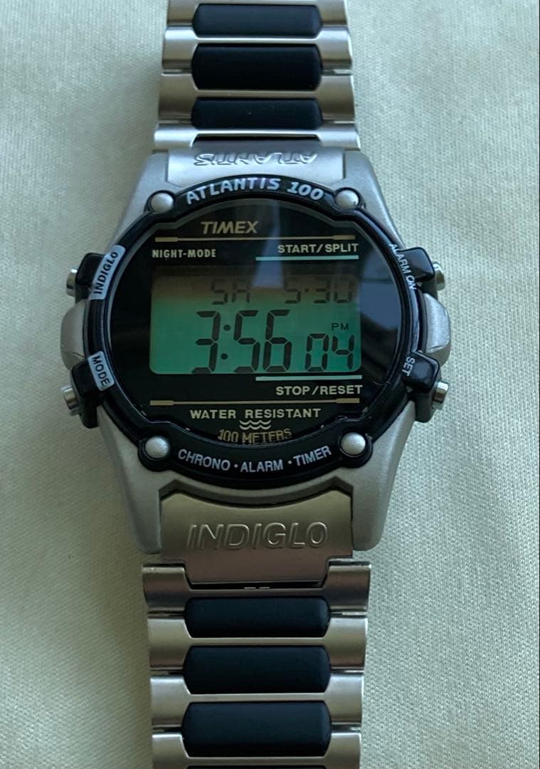 TIMEX ATLANTIS 100 Digital Men's Watch — Japanese