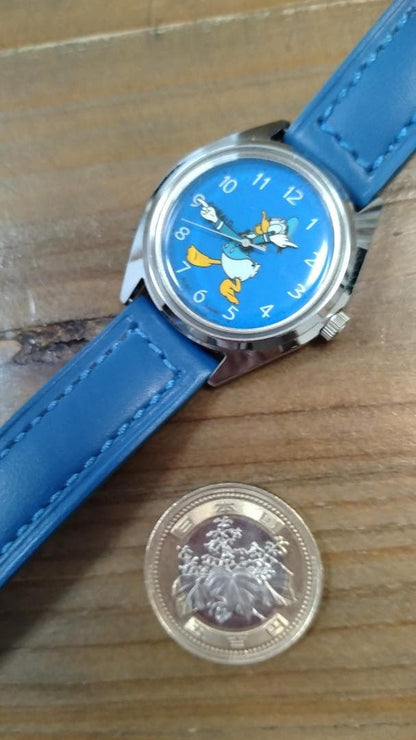 SEIKO Disney Time Alba Donald Duck TV Series Quartz Men's Watch — Japanese