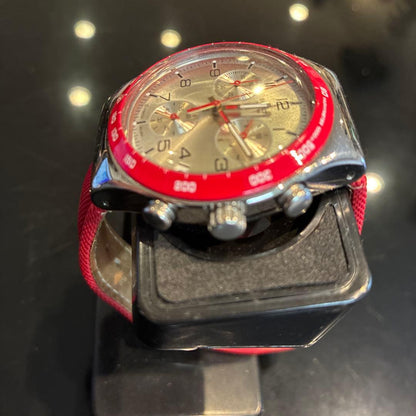 swatch Irony Chronograph Silver Dial Quartz Men's — Japanese