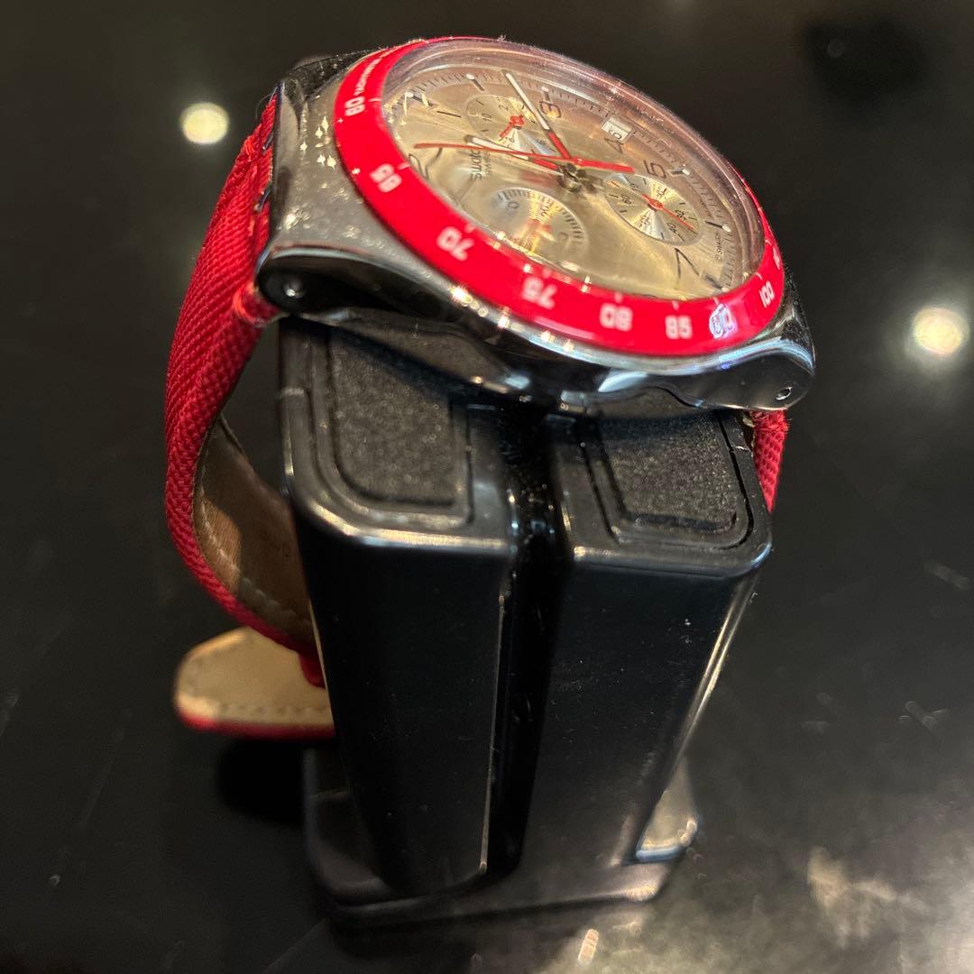 swatch Irony Chronograph Silver Dial Quartz Men's — Japanese