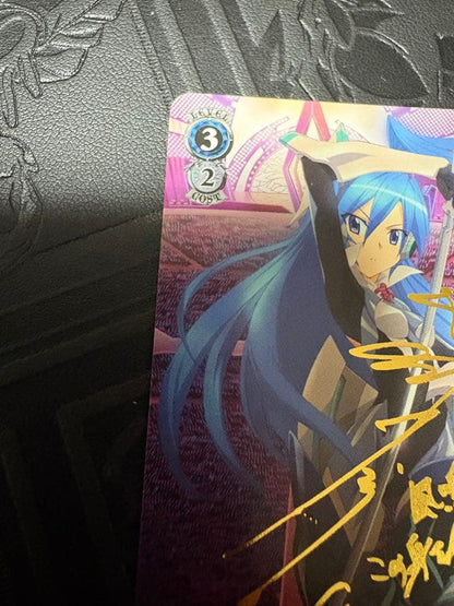 Weiss Schwarz Symphogear Gear Tsubasa Mizuki Nana Gold Foil Signed — Japanese