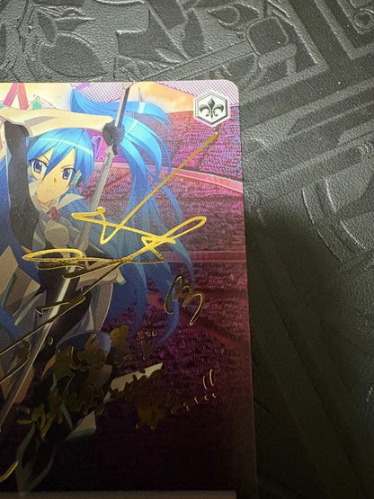 Weiss Schwarz Symphogear Gear Tsubasa Mizuki Nana Gold Foil Signed — Japanese