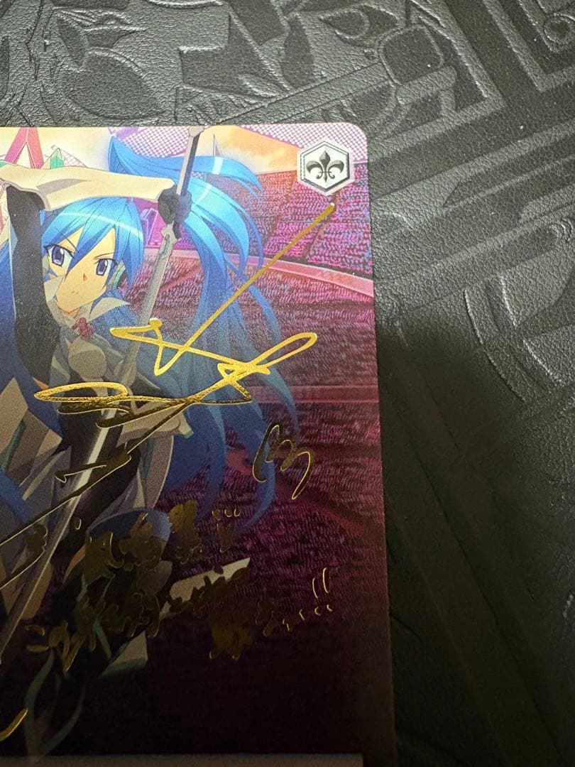 Weiss Schwarz Symphogear Gear Tsubasa Mizuki Nana Gold Foil Signed — Japanese