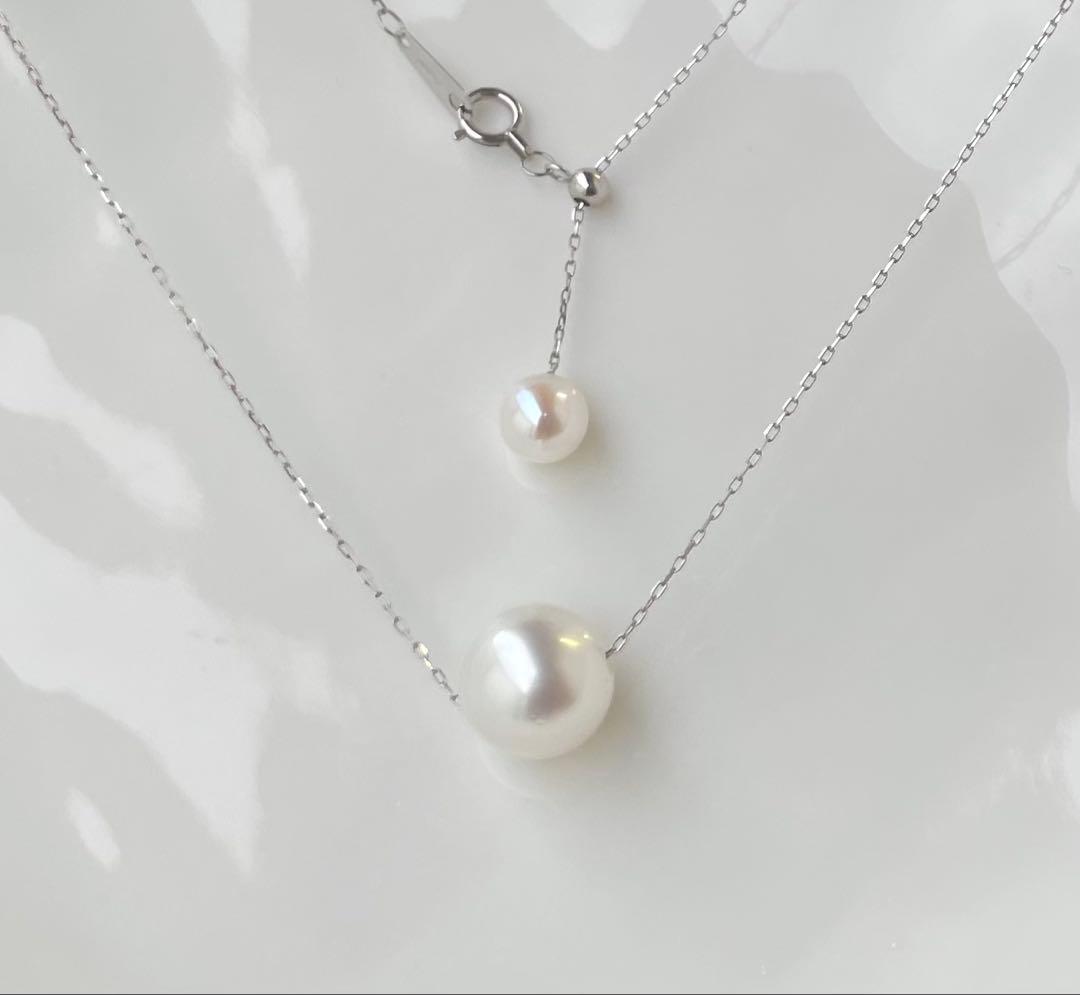 White Dream Aurora Phoenix pearl necklace featuring 10.2mm white pearl on PT900 chain with certificate