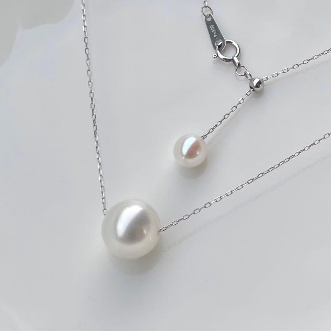 White Dream Aurora Phoenix pearl necklace featuring 10.2mm white pearl on PT900 chain with certificate
