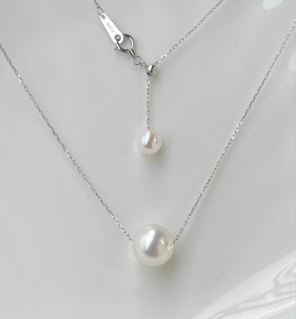 White Dream Aurora Phoenix pearl necklace featuring 10.2mm white pearl on PT900 chain with certificate
