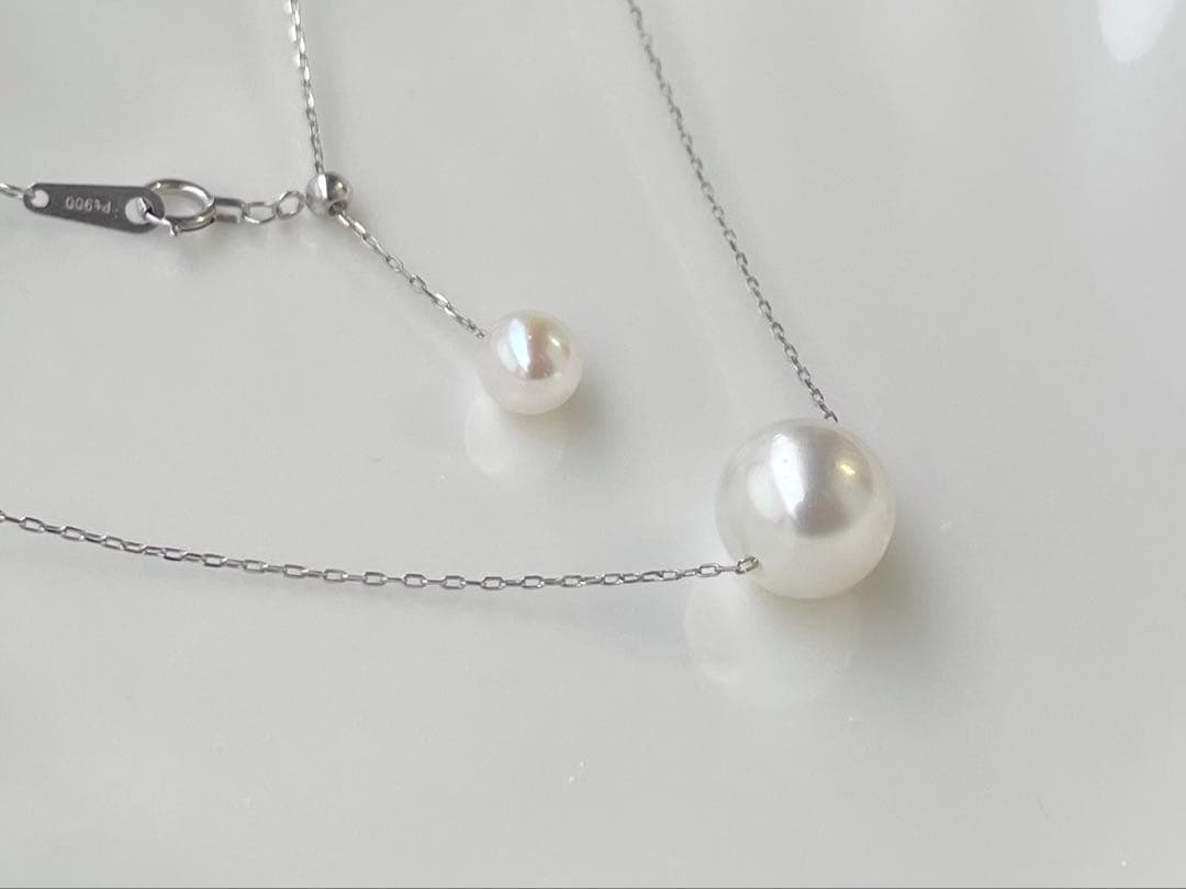 White Dream Aurora Phoenix pearl necklace featuring 10.2mm white pearl on PT900 chain with certificate