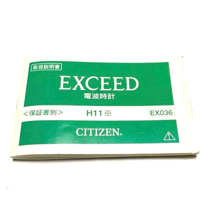 Citizen EXCEED H11 Solar Men's Watch — Japanese