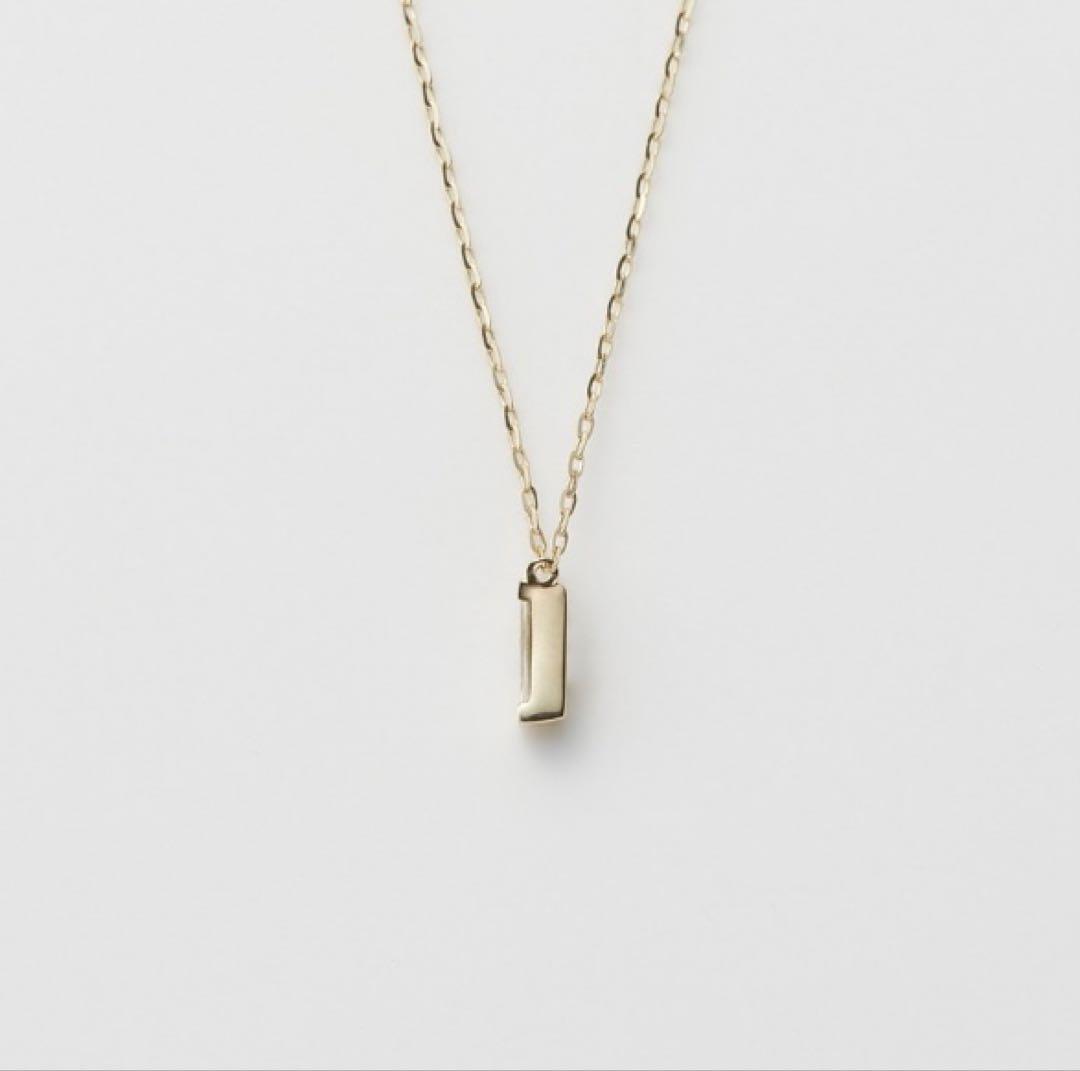 Agete necklace pendant made of K10 gold with 0.04 carat diamond, 39mm length, delicate and elegant design