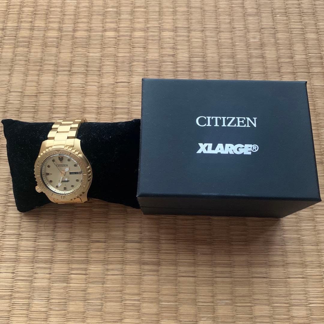 Citizen XLARGE Gold Digital Men's Watch — Japanese