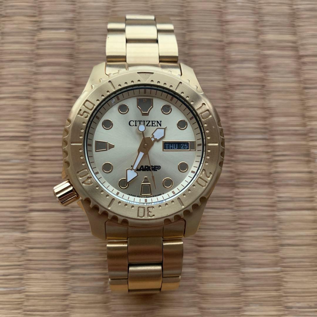 Citizen XLARGE Gold Digital Men's Watch — Japanese