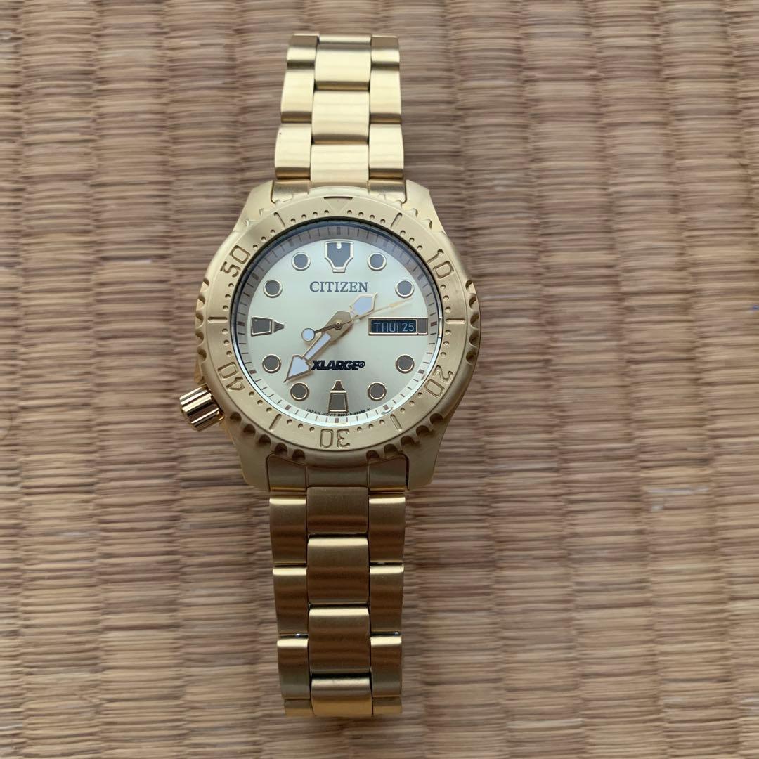 Citizen XLARGE Gold Digital Men's Watch — Japanese