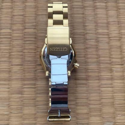 Citizen XLARGE Gold Digital Men's Watch — Japanese