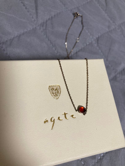 agete Necklace in used condition displayed with original box elegant and stylish design