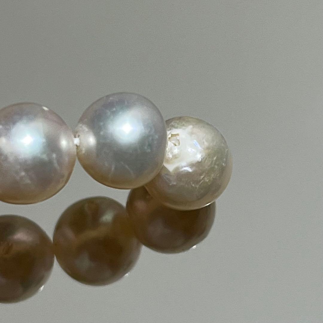 Toreflection A Kohqa large pearl necklace with 8.3-8.5mm pearls on a 43cm strand
