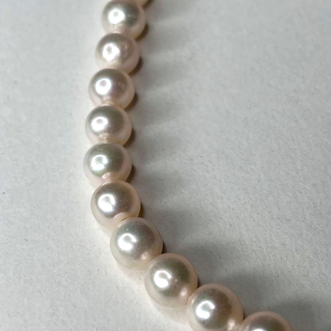 Toreflection A Kohqa large pearl necklace with 8.3-8.5mm pearls on a 43cm strand