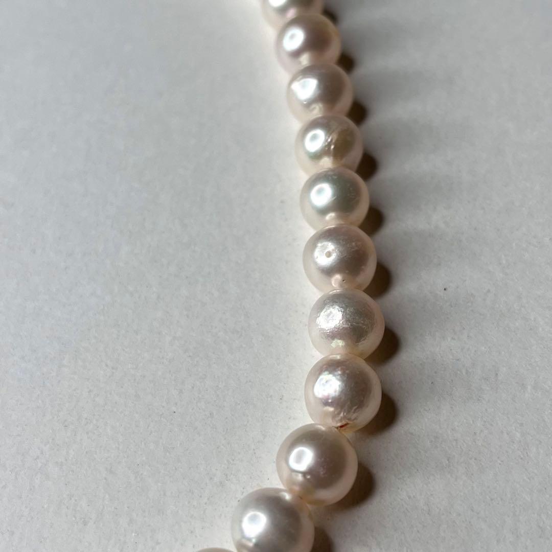 Toreflection A Kohqa large pearl necklace with 8.3-8.5mm pearls on a 43cm strand
