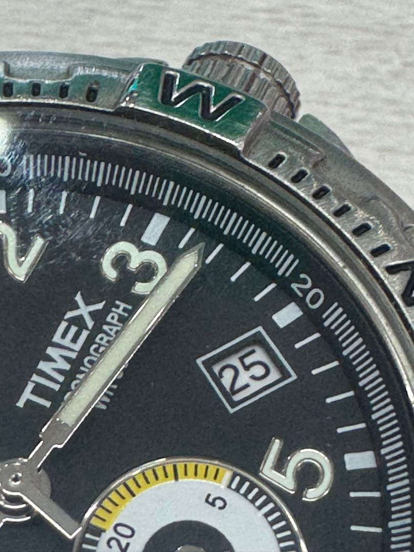 TIMEX クロノグラフ WR50 Quartz Men's Watch — Japanese