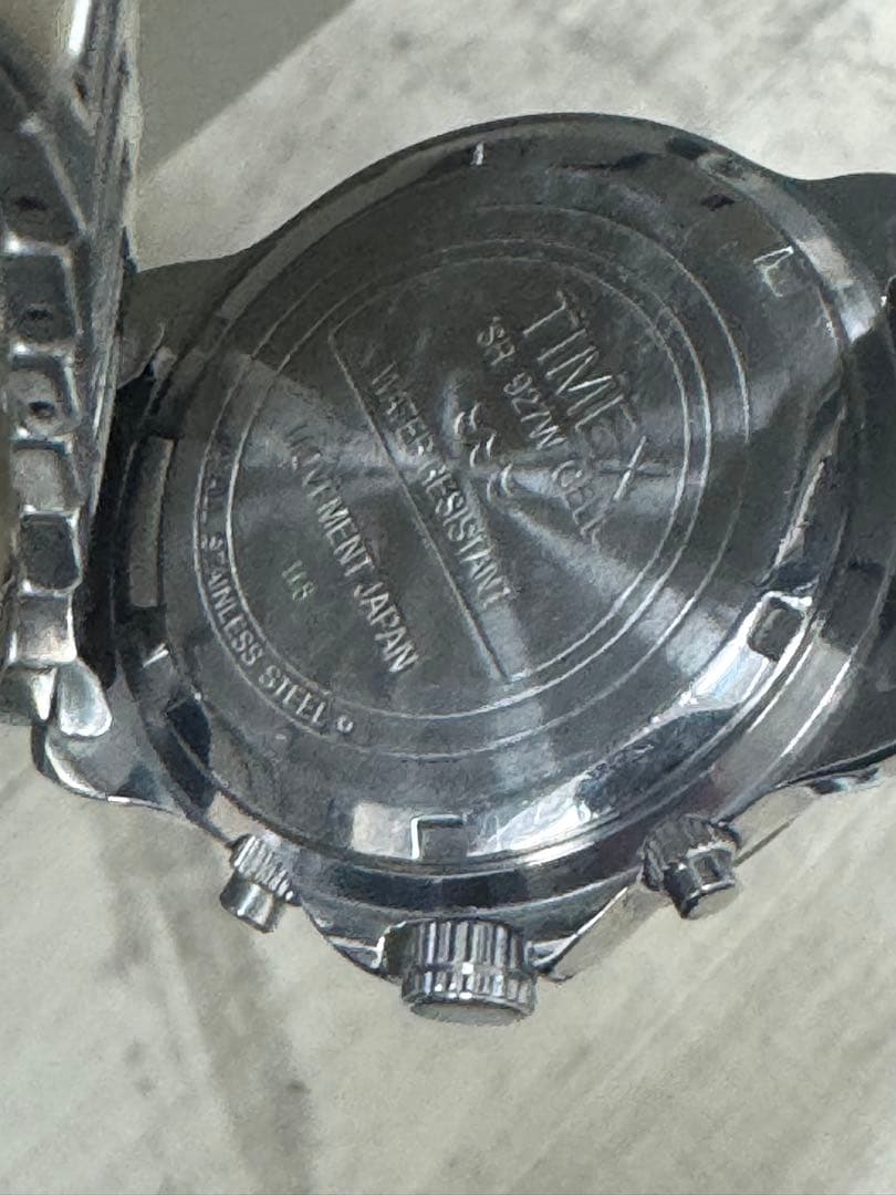 TIMEX クロノグラフ WR50 Quartz Men's Watch — Japanese