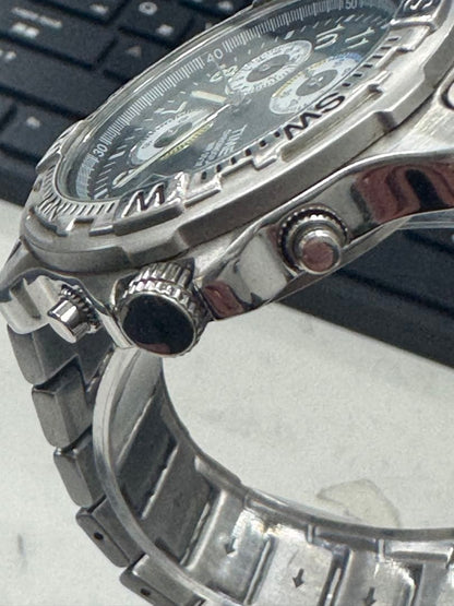 TIMEX クロノグラフ WR50 Quartz Men's Watch — Japanese