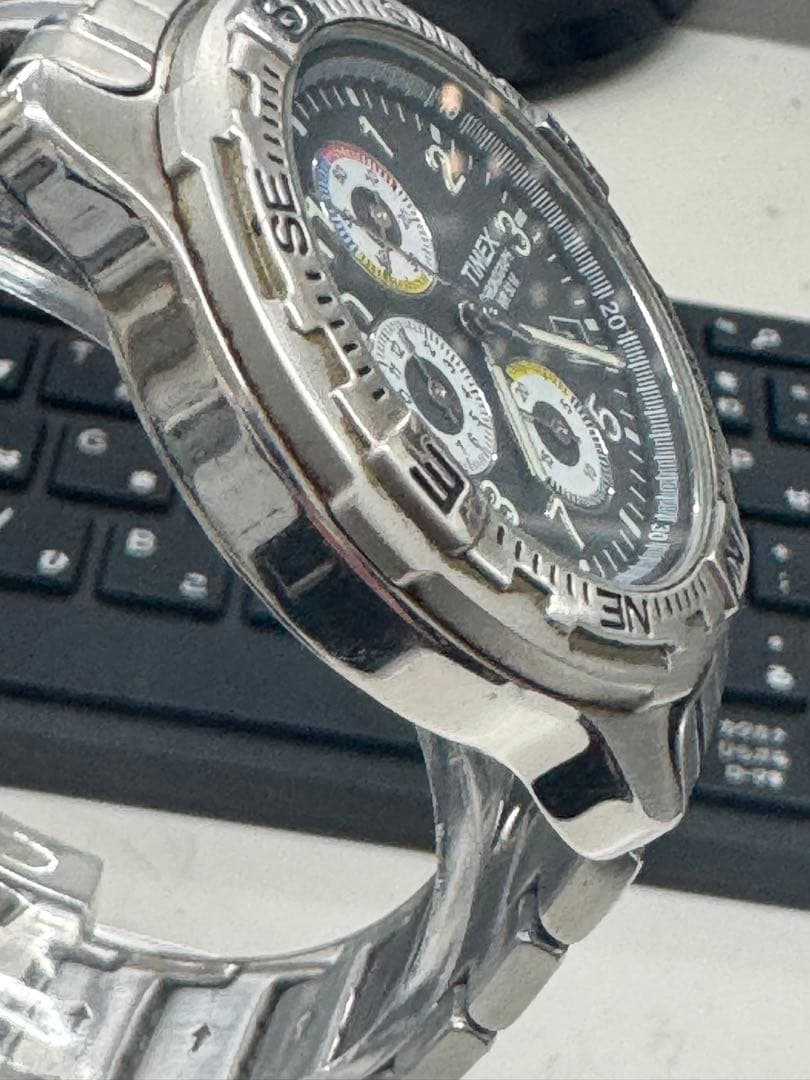 TIMEX クロノグラフ WR50 Quartz Men's Watch — Japanese