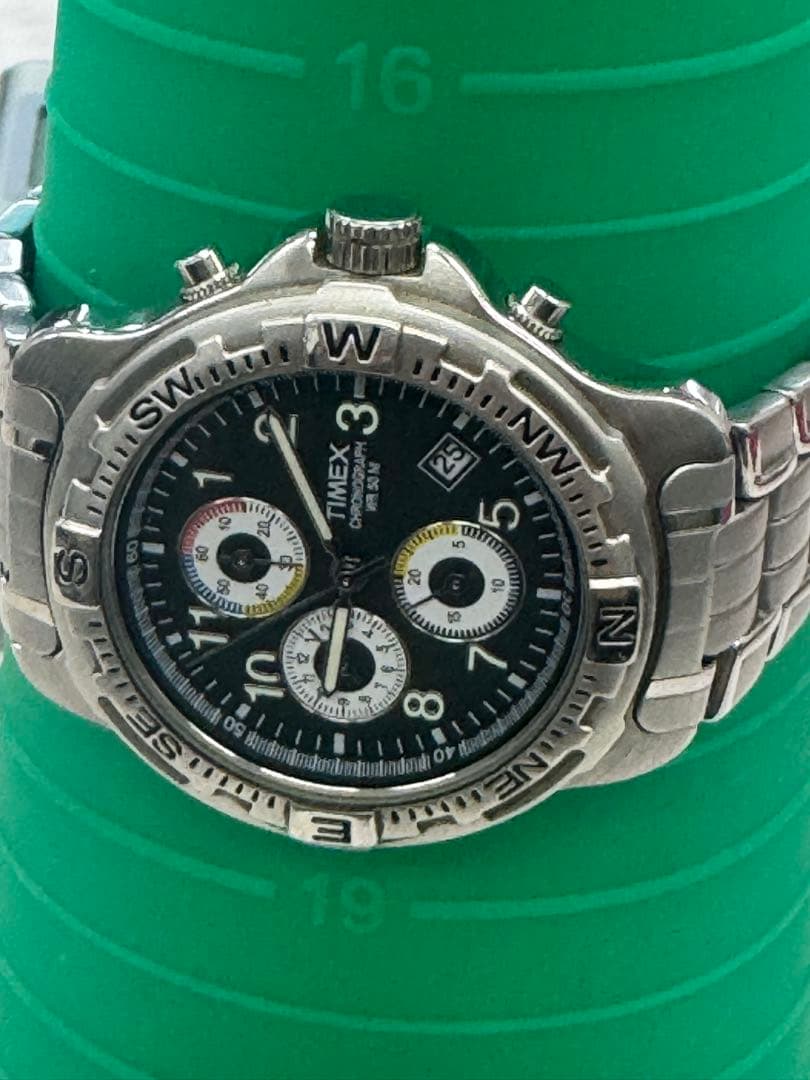 TIMEX クロノグラフ WR50 Quartz Men's Watch — Japanese