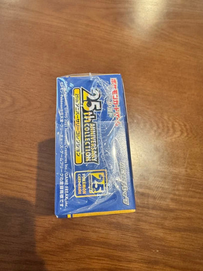 Pokemon Pokémon Card 25th Anniversary Collection Box Promo 4 Cards Box — Japanese